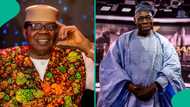 Speculation trails Ebenezer Obey’s health after appearance at Obasanjo’s b'day: “Is he blind?”