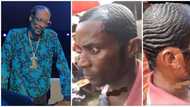 Post am: Snoop Dogg shares thoughts on Nigerian man with unique wavy hairstyle