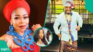 Shaffy Bello's response after an interviewer stopped her at Alexx Ekubo's Service of Songs sparks reactions