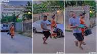Video captures moment man couldn't stop dancing when he saw his mum come back home with party jollof rice