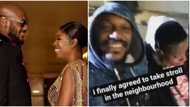 My Queen: 2Baba gushes over Annie Idibia as they take a stroll within their estate, Nigerians react