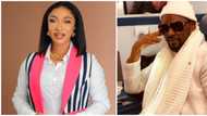 Tonto Dikeh debunks Kpokpogiri's claims that he ended their relationship, shares chat screenshots