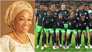 Video of Tinubu’s wife, Oluremi, celebrating Super Falcons' 3-2 win over Australia goes viral