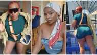 "Organic, no BBL": Yemi Alade sets IG on Fire as she shares results of doing 50 squats daily, photo goes viral