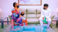 Presidency shares photos as VP Osinbajo meets with vice president of Liberia