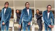 Na broke people dey do legwork: Hilarious reactions as billionaire Femi Otedola joins viral TikTok dance