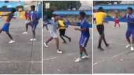 Footballer effortlessly dribbles his opponent in street soccer, video stirs reactions as many hail him