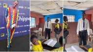 Na him work be that? Viral video of Twitter personality Daniel Regha as a teacher in a school stirs reactions