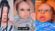 "I'm in love with their eyes": Nigerian mum shows off twin babies with unique looks, video trends