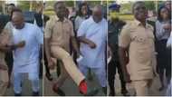 Baddest legwork: Hilarious video of Nigerian deputy governor dancing Gbese and Zanku causes stir