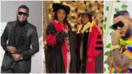 "The newest doctors": Comedian AY Makun and singer Oritsefemi’s wives bag doctorate awards abroad