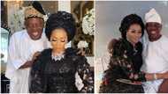 Shade Okoya, 81-year-old billionaire hubby Razaq melt hearts in loved up video, vibe to Somebody's Son song