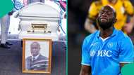 Romelu Lukaku reacts as late father laid to rest in his absence: "It's hard, it's tough"