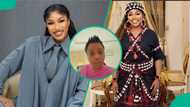 Tonto Dikeh's alleged native doctor comes out to drag her amid Doris Ogala feud: “Confession ke?”