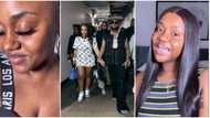 "Postpartum glow": Reactions as video of Davido's Chioma flaunting her makeup-free face goes viral
