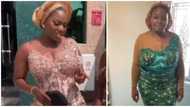 What I ordered: Lady left speechless after receiving asoebi dress recreation from tailor