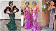 Asoebi fashion: Chioma Goodhair, 7 others dazzle in elaborate wedding looks