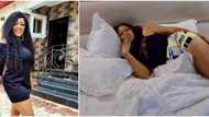 Actress Eve Esin lambastes troll for saying she’s always staying in hotel rooms, fans react