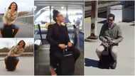 This is fun: Reactions as video shows people riding suitcases instead of carrying them, each costs N612k