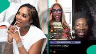 After showing her backside to Peller, Tiwa Savage goes live with random Ibadan guy on TikTok