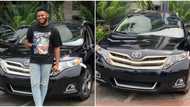 Actor Somadina Adinma treats himself ahead of birthday, buys new car