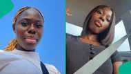 Corps member displays unusual item head principal gave her to use: "I refused"