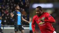 Revealed: What Emmanuel Dennis told Ighalo at full-time after Club Brugge draw with Man Utd (video)