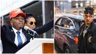 Wahala too much: Slay queens clash over face cap thrown by Mayorkun at concert, engage in 'tug of war'