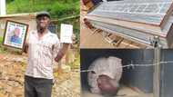 Man who had built burial place before his death, makes customised coffin, already paid undertakers