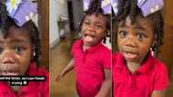 "I need a timer so I can finish crying": Little girl tearfully begs her mother in funny video