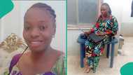 Lady who bought personal laptop shows off simple workspace, seeks help finding online job