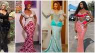 Asoebi styles: 10 gorgeous fashionistas show off curves in fabulous looks