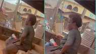 "She just realised she's not in her right senses": Video as mentally challenged woman cries on the road