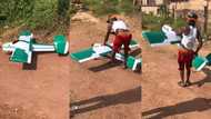 "You are a pilot": Talented man builds mini-aeroplane with local items, he makes it fly in viral TikTok video