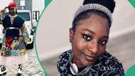 "Haba, this one no be style o": Fans express concern over Deborah Enenche's unusual outfit