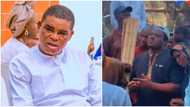 Actor Sir Kay Kamoru laid to rest, son Isbae U, other family members, colleagues captured in emotional video