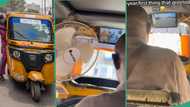 "No gree for anybody": Delta man redesigns his keke with TV and reverse camera, video goes viral