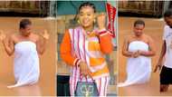 Actress Ruby Ojiakor seeks permission from river goddess to shoot movie, fans drop mixed reactions