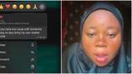 "Relationship of 7 years": Lady heartbroken, shares messages her boyfriend who moved to UK sent her