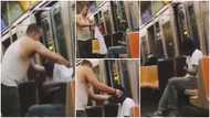 Kind man removes his shirt, cap and wears it on stranger without cloth in train, video melts hearts