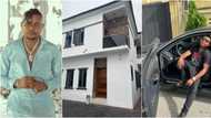 The hard work paid off: Singer Olakira acquires his first home, buys new car, retires mum