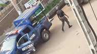 Policeman shares video after his team rescued man, driver from kidnappers in Abia state