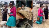 "I love her already": Woman who hawks tiger nut milk gets N50k free after preaching Jesus Christ to stranger