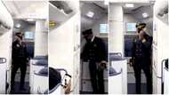 Nigerian-born US flight attendant surprises passengers, 'blows' pidgin and Yoruba sweetly, video goes viral