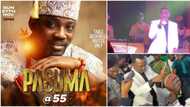 Pasuma at 55: Photos, videos as celebs storm Oniru for fuji musician, Portable and Kogbagidi 'jam' at venue