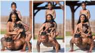 "My family is growing": Man carries pregnant wife and 2 daughters on his back, does push-ups in video
