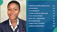 WAEC result of girl surfaces as she scores A1 in 8 subjects including Mathematics and English