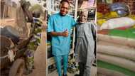 "He should be resting": Man takes truck pusher shopping, buys clothes, bags of rice for him