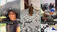 "My business made me a 6 figure earner": Lady displays big room filled with customers' orders