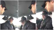 Stranger makes hungry man cry in video after telling him he will keep buying him lunch every day